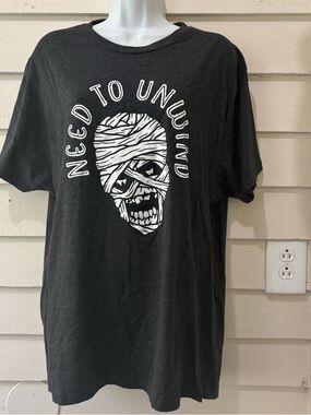 🔥5 for $25🔥 Need to Unwind Mummy Unisex Halloween Monster Tee Shirt